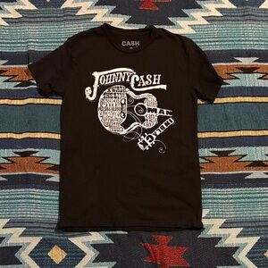 Johnny Cash Black Graphic Tee